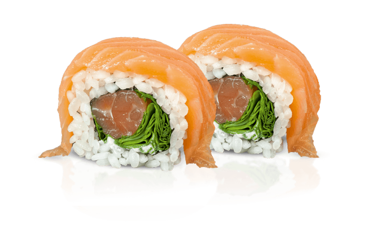 Räucherlachs Deluxe Roll - 8 Stück Räucherlachs Deluxe Roll - 8 Stück