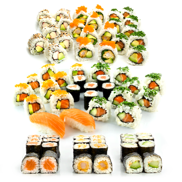 Happy Sushi Menü - 74 Stück Happy Sushi Menü - 74 Stück