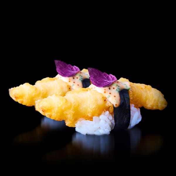 TEMPURA GAMBA NIGIRI - 2pc. - TEMPURA GAMBA NIGIRI - 2pc. -