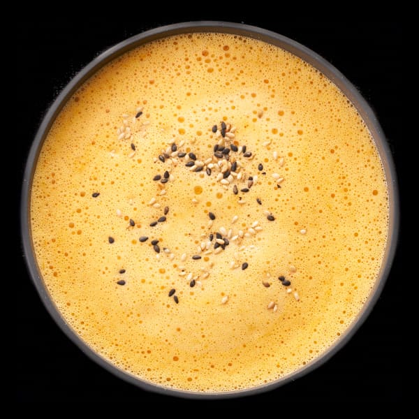 KÜRBISSUPPE MIT GARNELE KÜRBISSUPPE MIT GARNELE