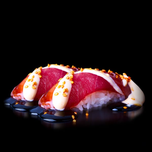 TUNA TERIYAKI NIGIRI - 2pc. - TUNA TERIYAKI NIGIRI - 2pc. -