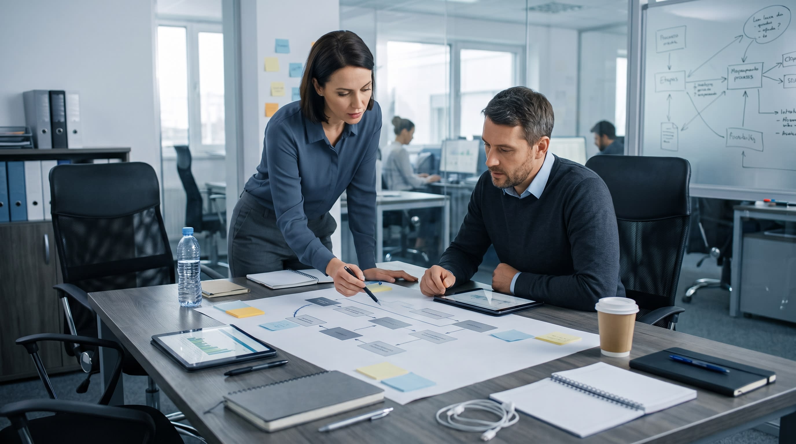 Engrenagens representando automação de processos empresariais