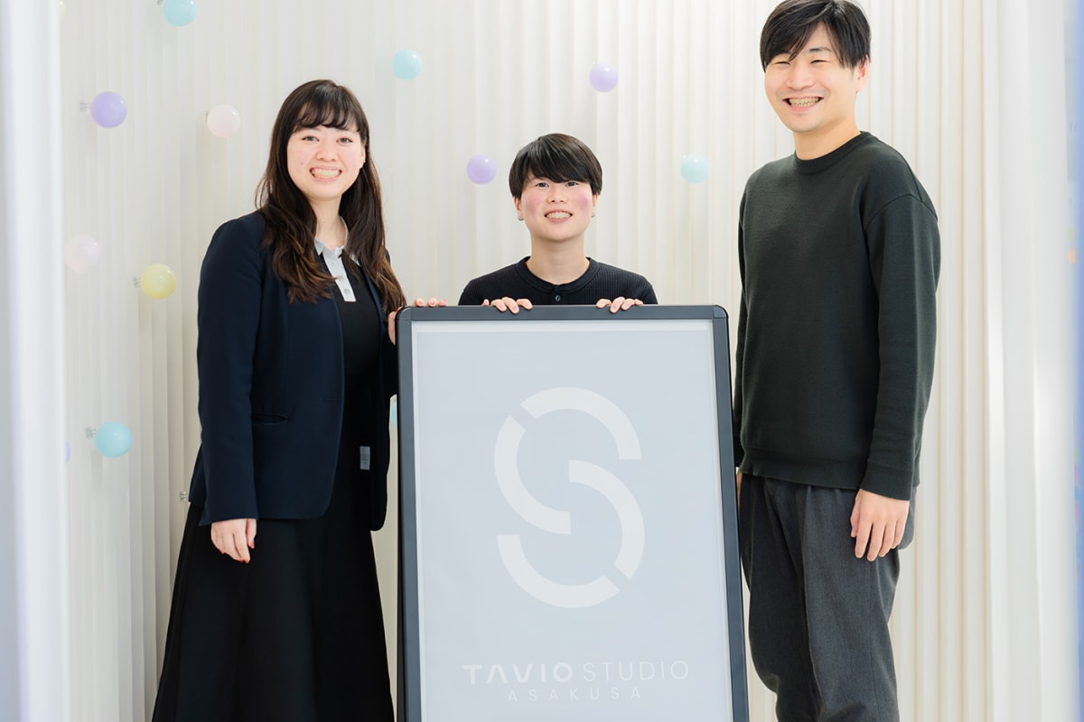 左から弊社営業担当 菊田、株式会社OpenHeart 今須様、株式会社OpenHeart代表の渡邉様