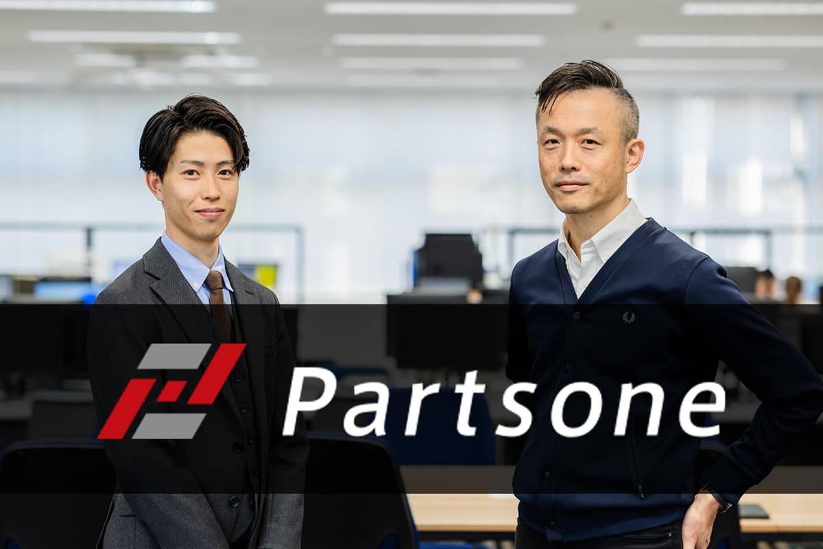左から弊社営業担当 髙橋、株式会社パーツワン代表の長倉様