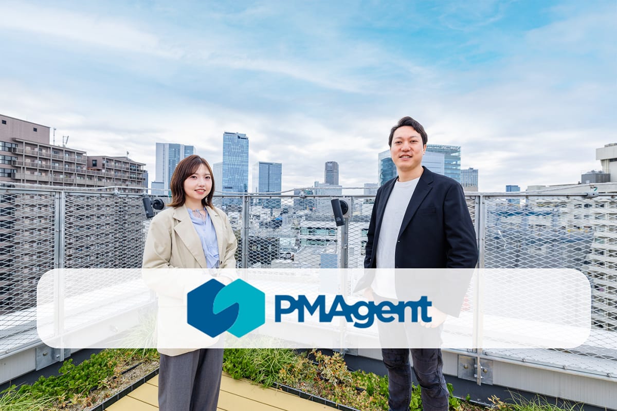 左から弊社営業担当 岸、株式会社PMAgent代表 梅津様