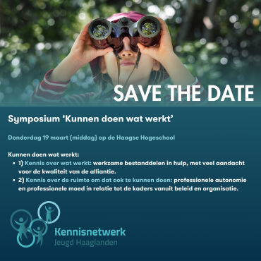 Symposium 'Kunnen doen wat werkt' - Save the date
