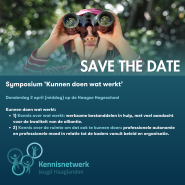 Symposium 'Kunnen doen wat werkt' - Save the date