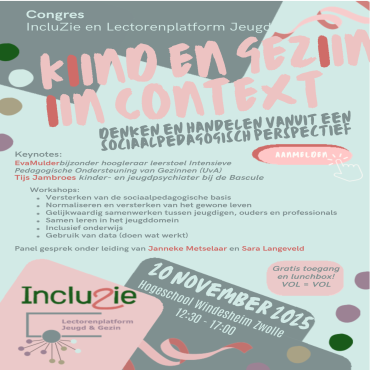Congres IncluZie & Lectorenplatform Jeugd&Gezin 
