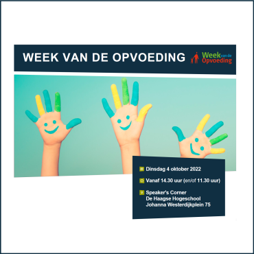 Uitnodiging: Week van de opvoeding