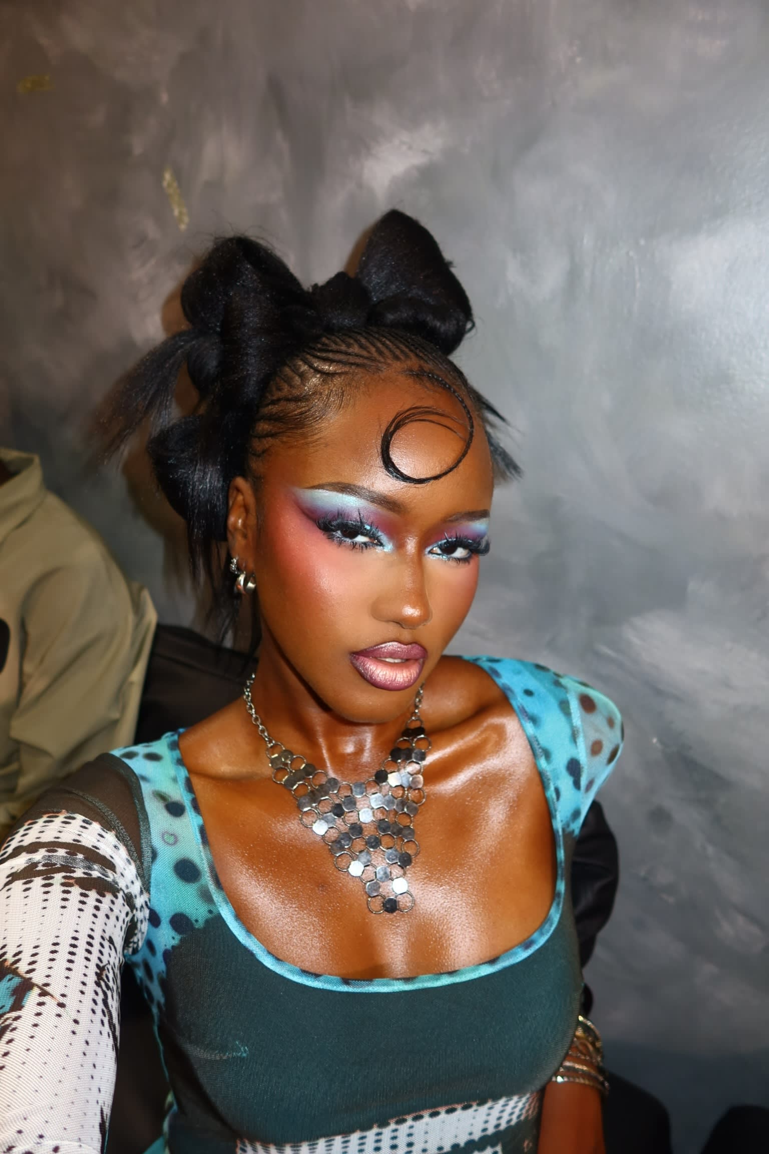 Candice, beauty close-up