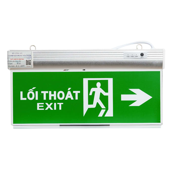 Đèn LED Exit chỉ dẫn 2 mặt CD01 2.2W PCCC thumb 2