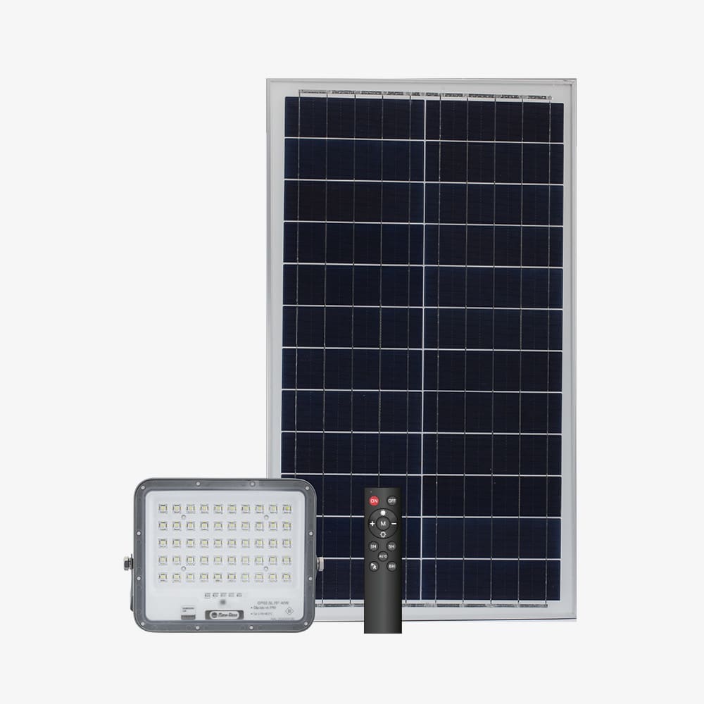 Đèn LED chiếu pha năng lượng mặt trời CP02 40W