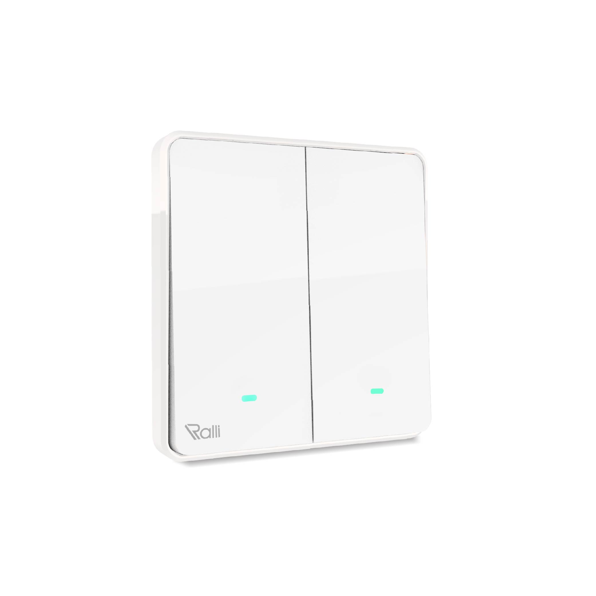 Công tắc cơ điện tử thông minh 2 chiều wifi CTC2C 2 nút bấm