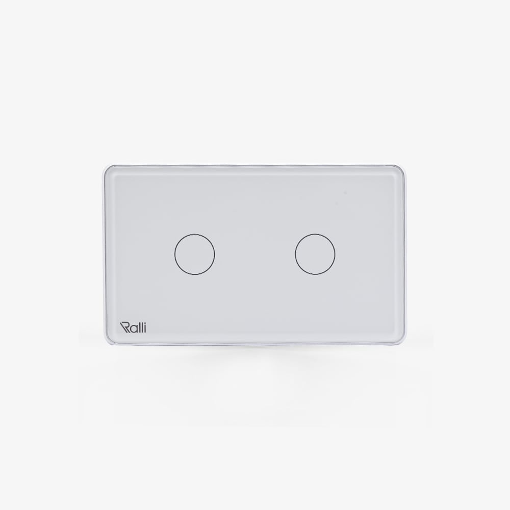 Công tắc cảm ứng thông minh bluetooth chữ nhật 2 nút bấm