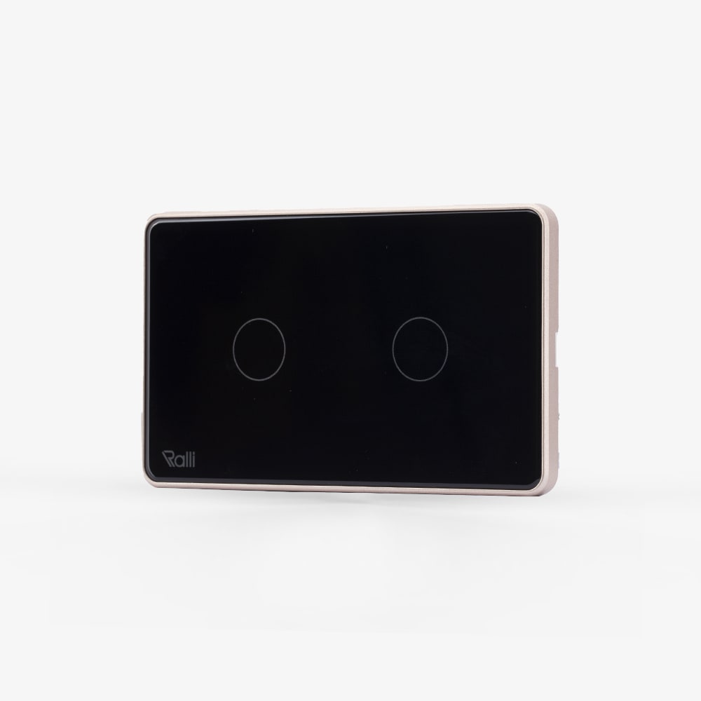 Công tắc cảm ứng thông minh bluetooth chữ nhật 2 nút bấm thumb 1