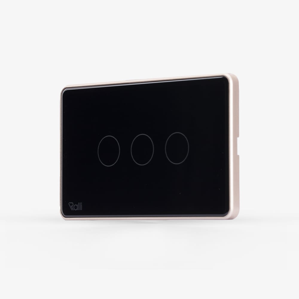 Công tắc cảm ứng thông minh bluetooth chữ nhật 3 nút bấm thumb 1
