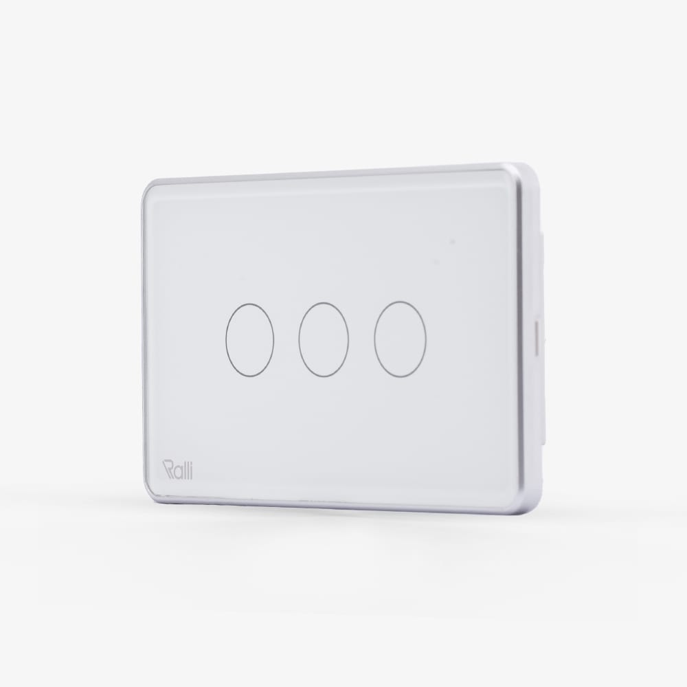 Công tắc cảm ứng thông minh bluetooth chữ nhật 3 nút bấm thumb 2