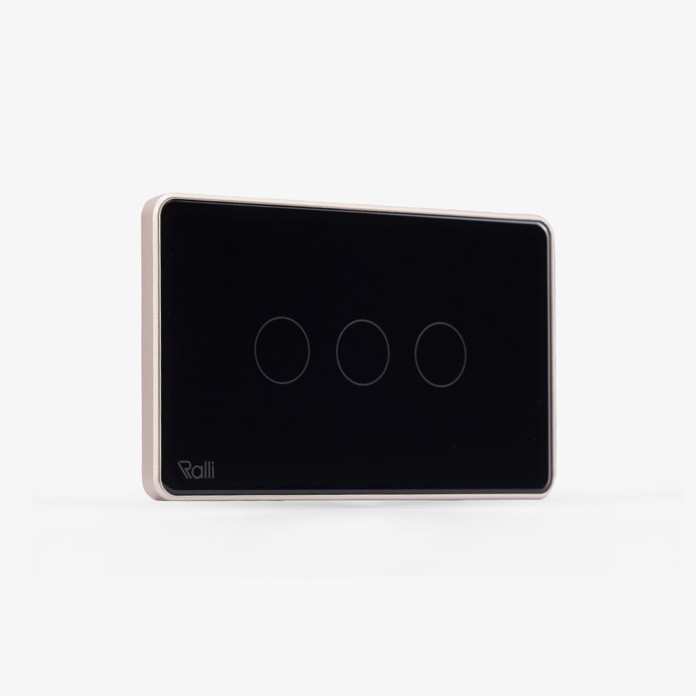 Công tắc cảm ứng thông minh bluetooth chữ nhật 3 nút bấm thumb 3
