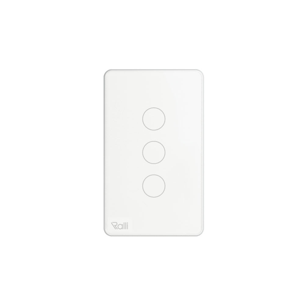 Công tắc cảm ứng thông minh bluetooth chữ nhật 3 nút bấm thumb 1