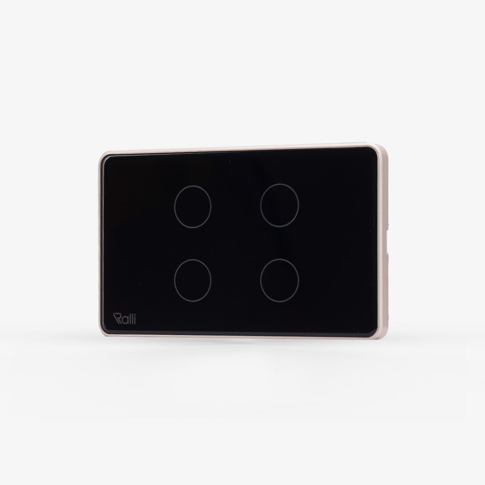 Công tắc cảm ứng thông minh bluetooth chữ nhật 4 nút bấm thumb 1