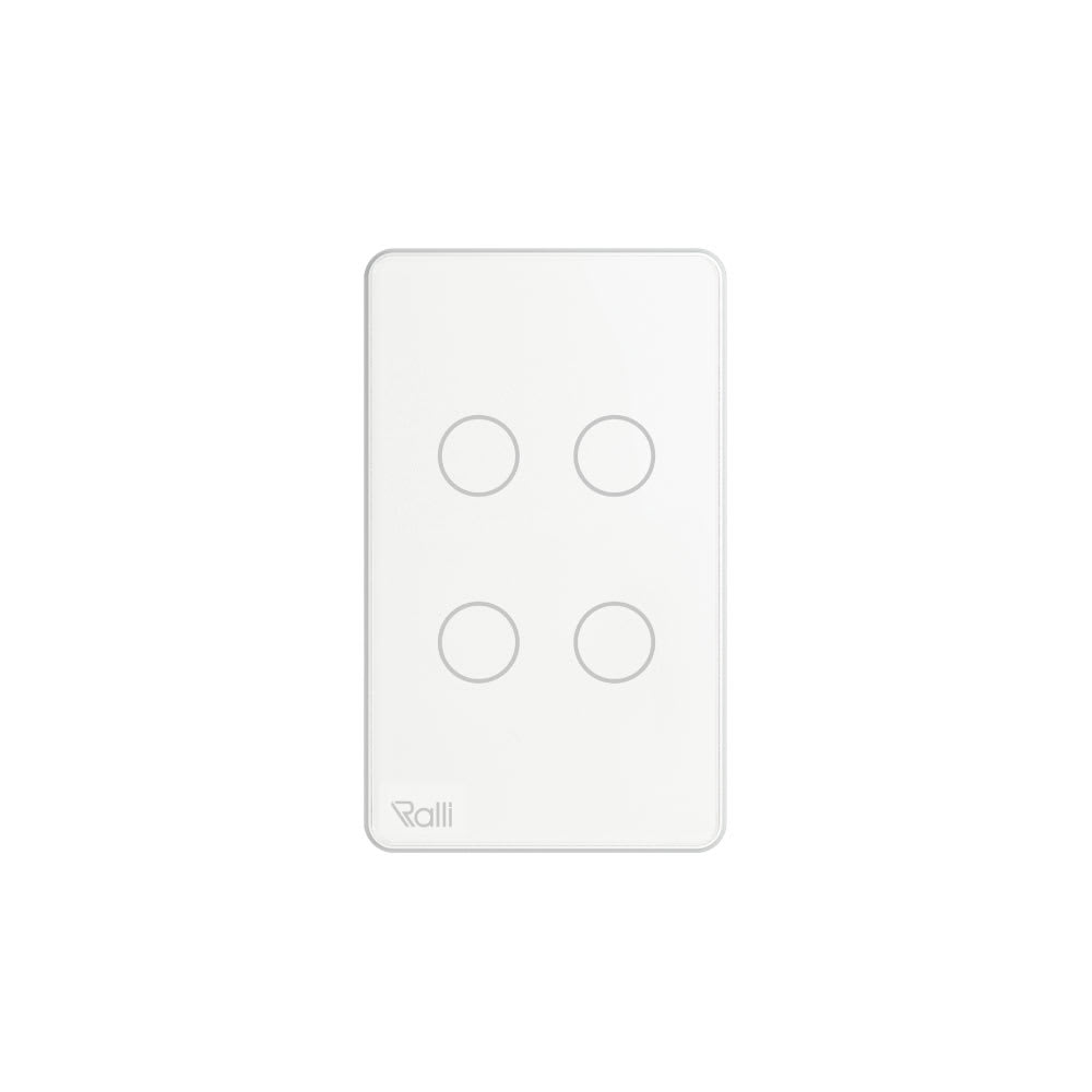 Công tắc cảm ứng thông minh bluetooth chữ nhật 4 nút bấm thumb 1