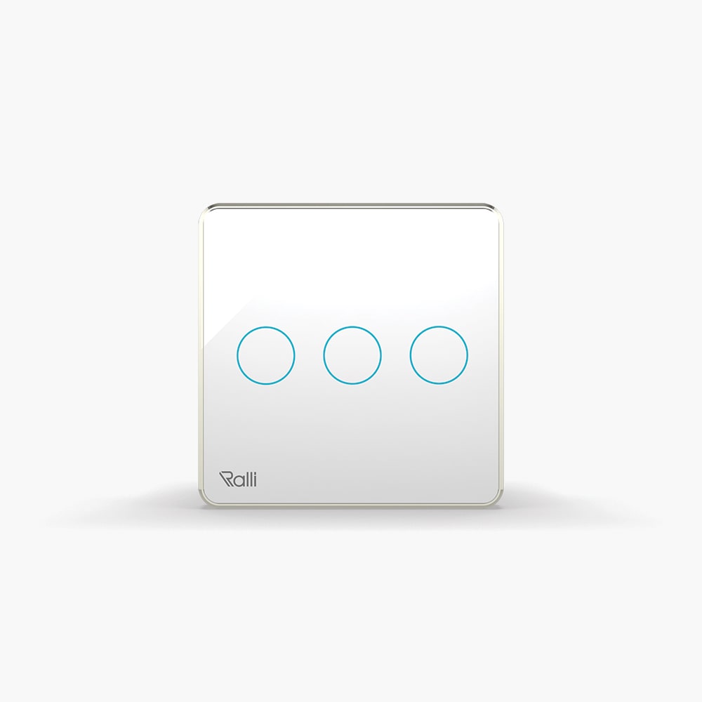 Công tắc cảm ứng thông minh bluetooth vuông 3 nút bấm thumb 1