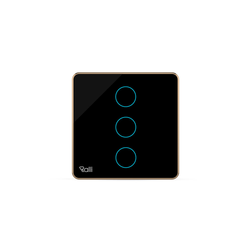 Công tắc cảm ứng thông minh bluetooth vuông 3 nút bấm