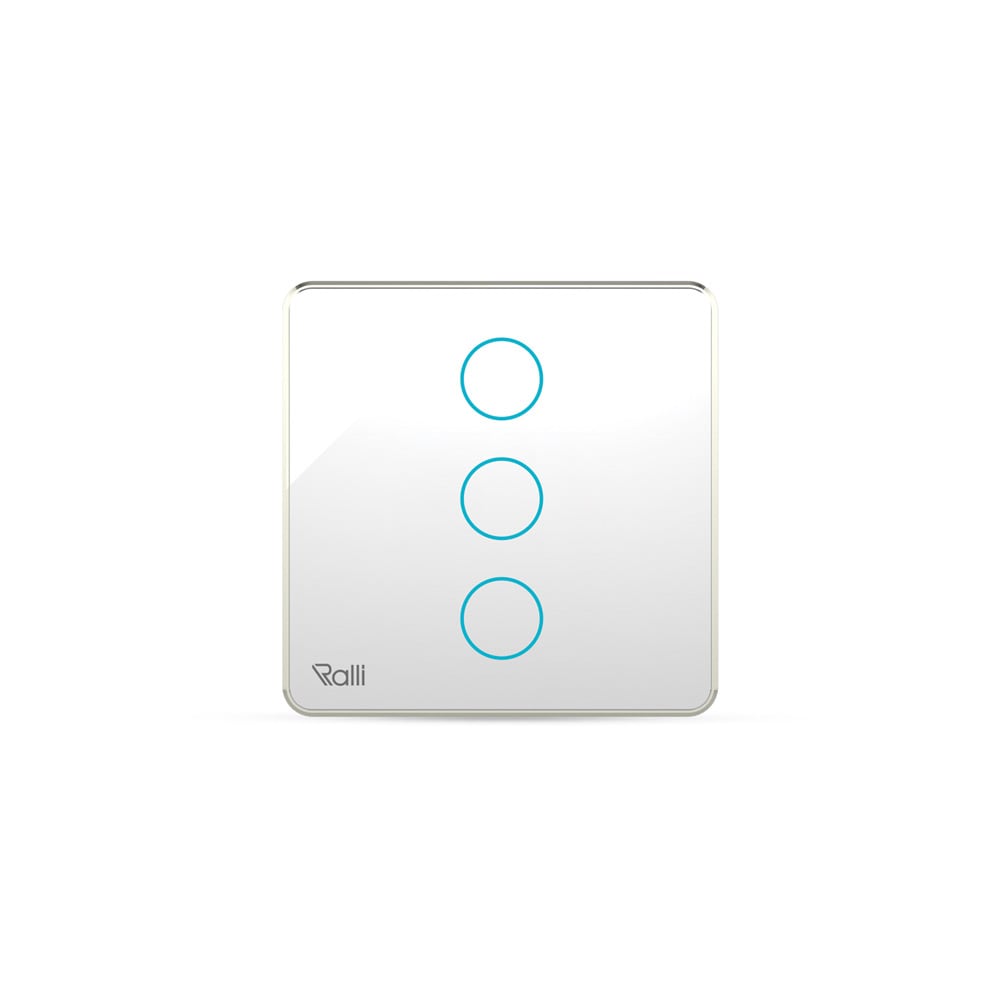 Công tắc cảm ứng thông minh bluetooth vuông 3 nút bấm thumb 1