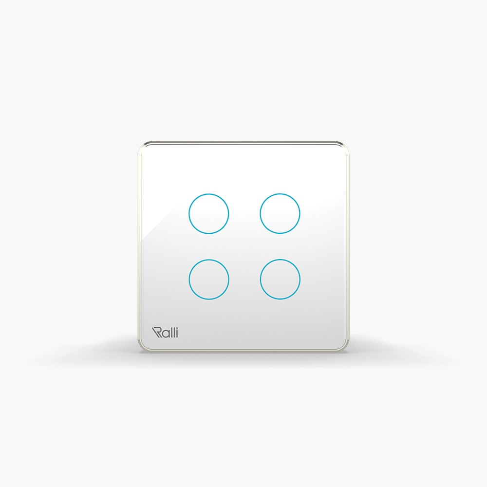 Công tắc cảm ứng thông minh bluetooth vuông 4 nút bấm thumb 1