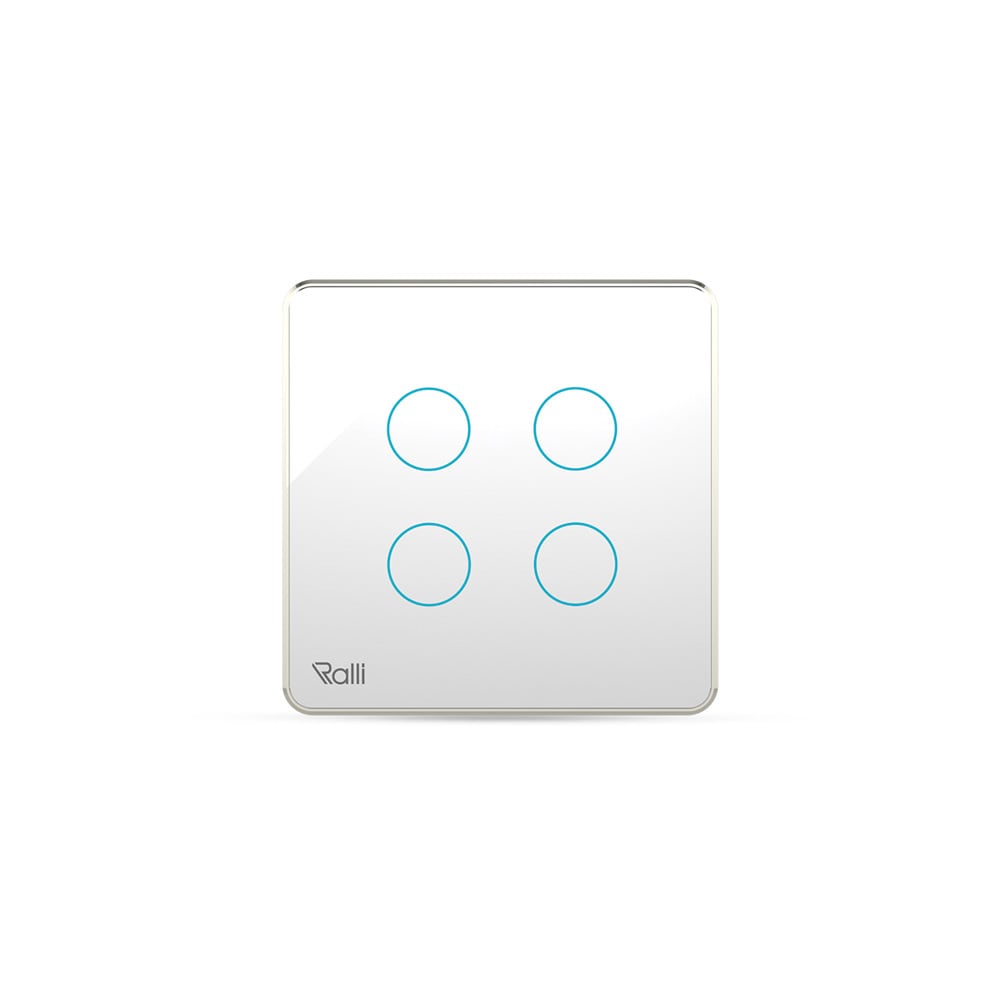 Công tắc cảm ứng thông minh bluetooth vuông 4 nút bấm thumb 1