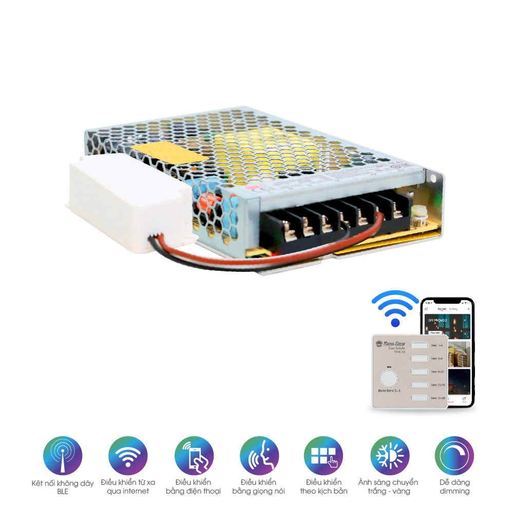 Bộ driver LED dây thông minh LD01 bluetooth 7W thumb 1