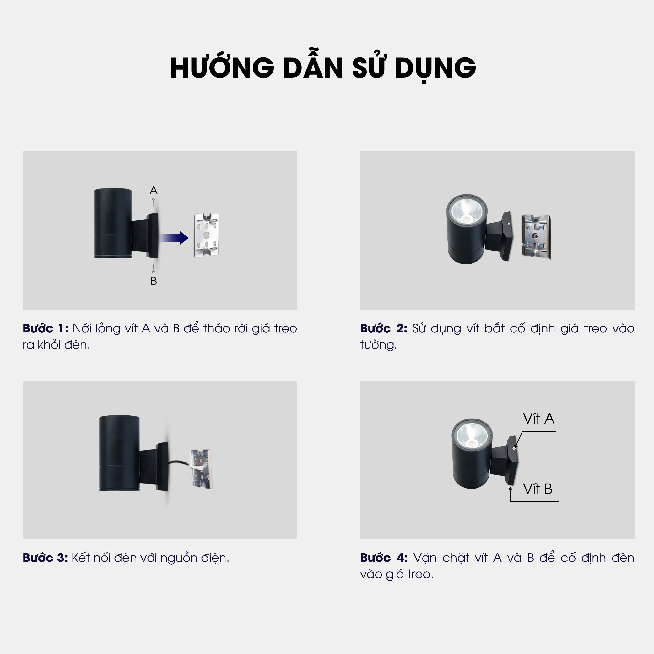 Đèn LED gắn tường GT20 một hướng chiếu 20W thumb 8