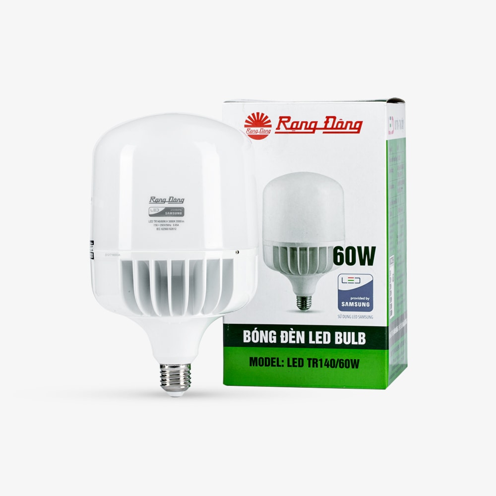 Bóng đèn LED bulb trụ nhôm đúc TR140NĐ 60W thumb 1