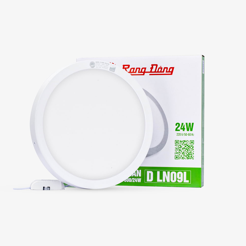 Đèn LED ốp trần tròn LN09 đế nhôm 300/24W thumb 2