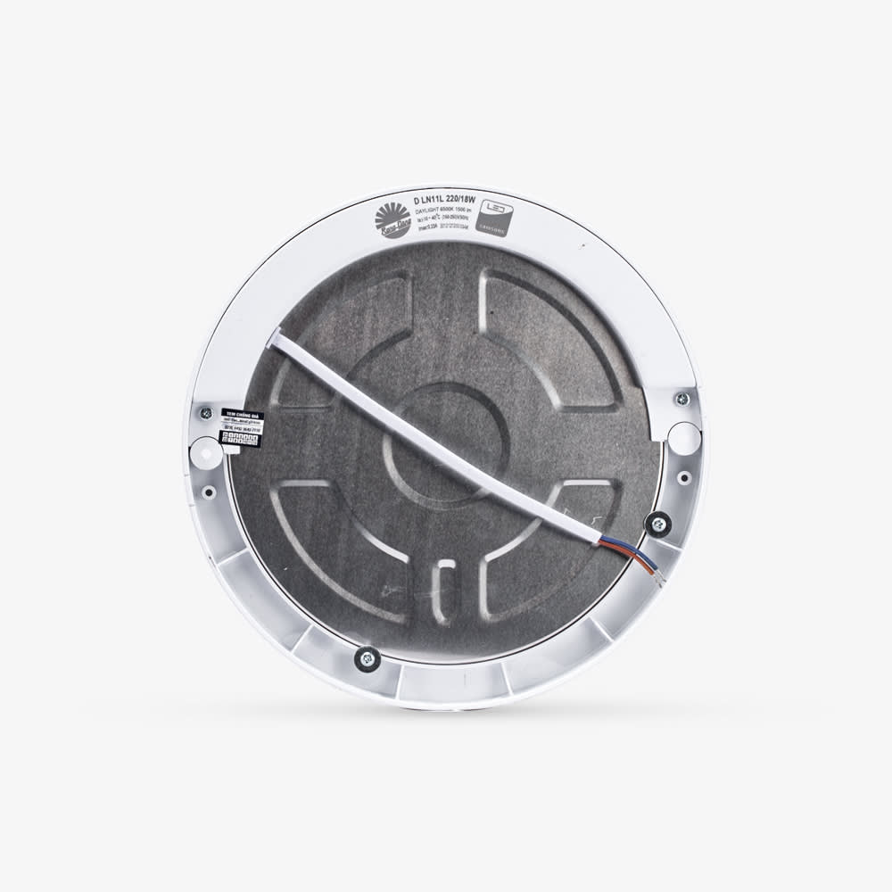 Đèn LED ốp trần tròn LN11 đế nhôm 220/18W thumb 3