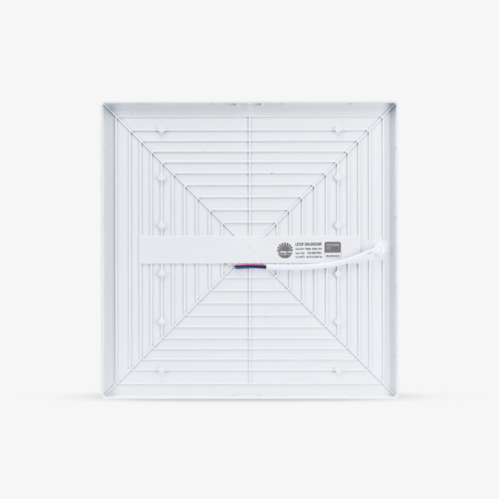 Đèn LED ốp trần vuông LN12N đế nhựa 300x300/24W thumb 4