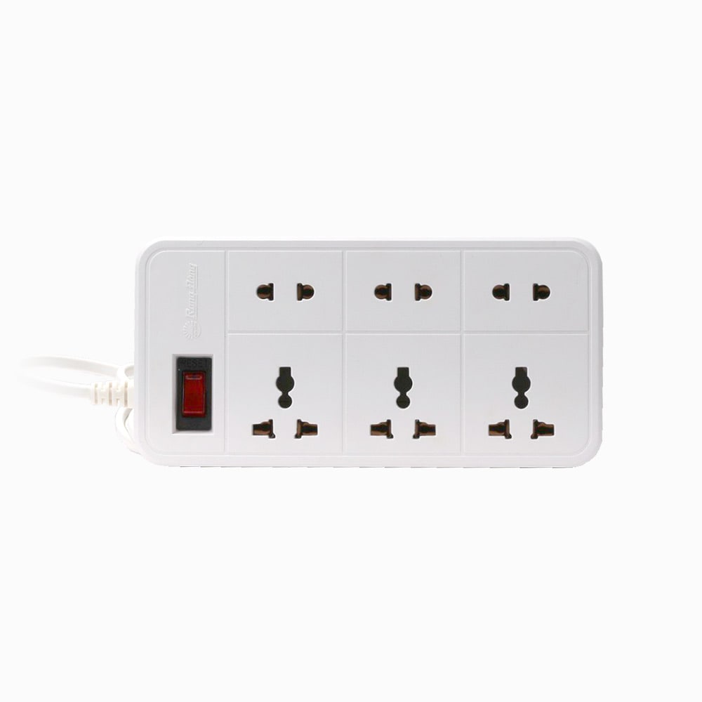 Ổ cắm điện kéo dài OC06 2m 6 ổ cắm 10A thumb 1