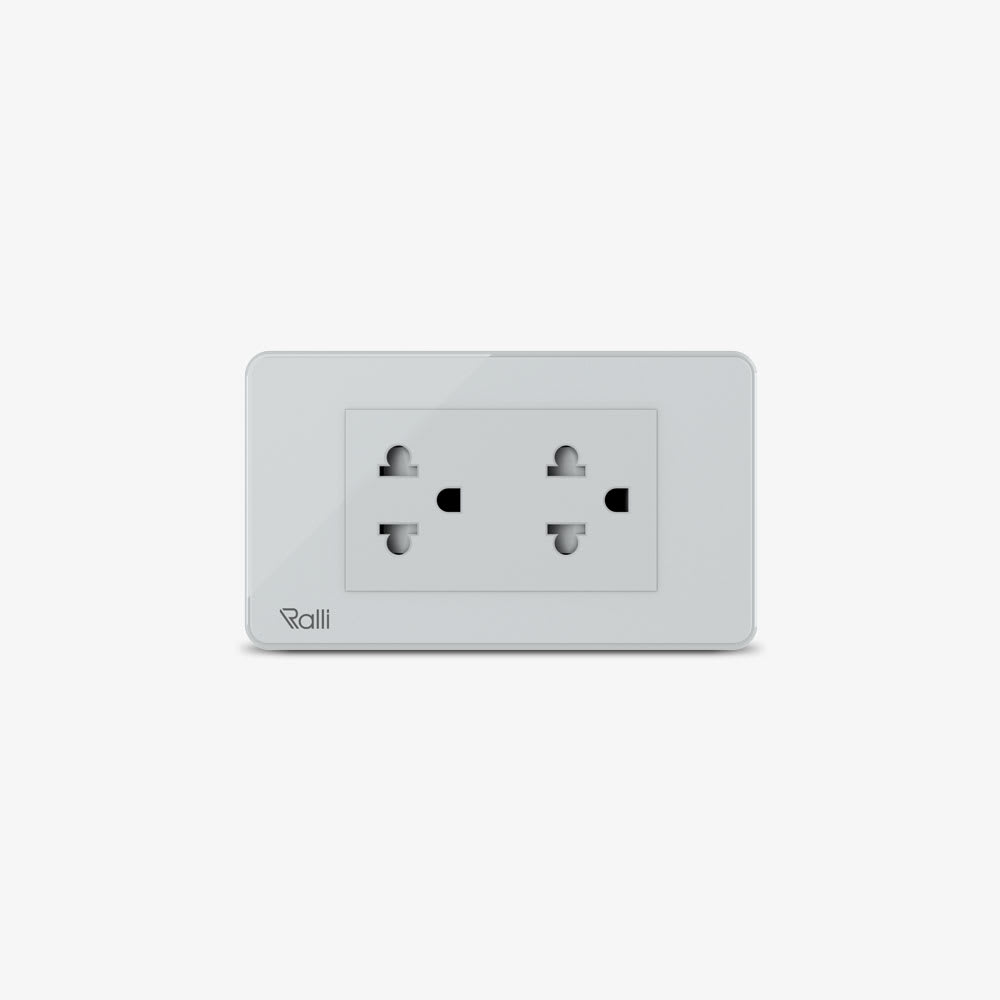 Ổ cắm điện âm tường cao cấp OCAT06K 2 ổ cắm 16A thumb 3