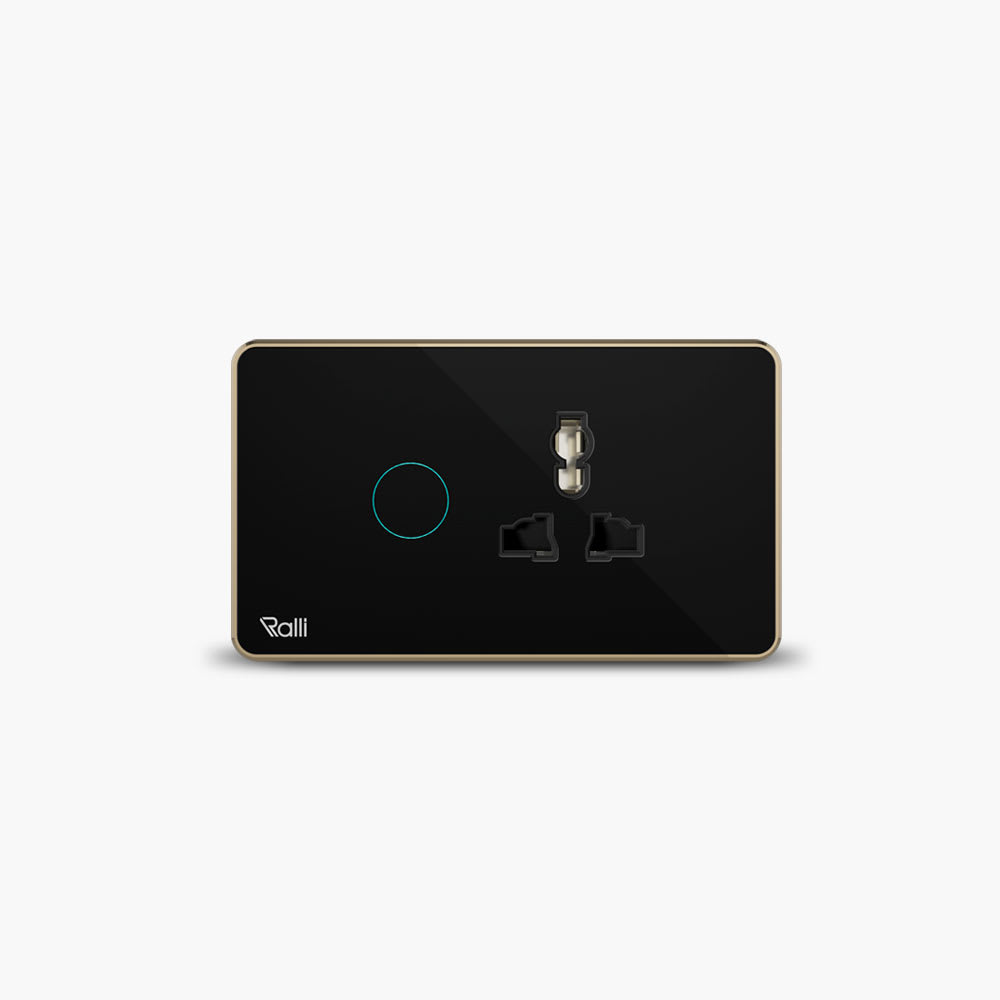 Ổ cắm công tắc chữ nhật âm tường thông minh OCT.01 bluetooth thumb 1