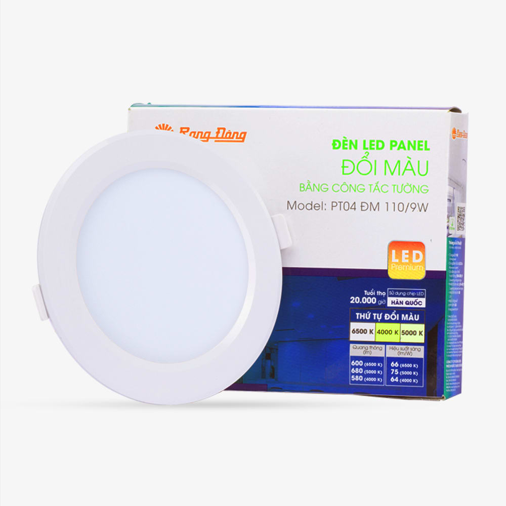 Đèn LED panel tròn thông minh PT04 bluetooth 110/9W thumb 6