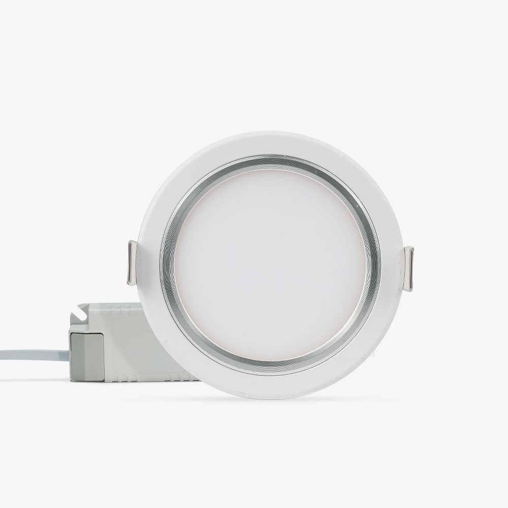 Đèn LED Panel tròn PT05.V2 110/10W 3000K viền bạc thumb 1