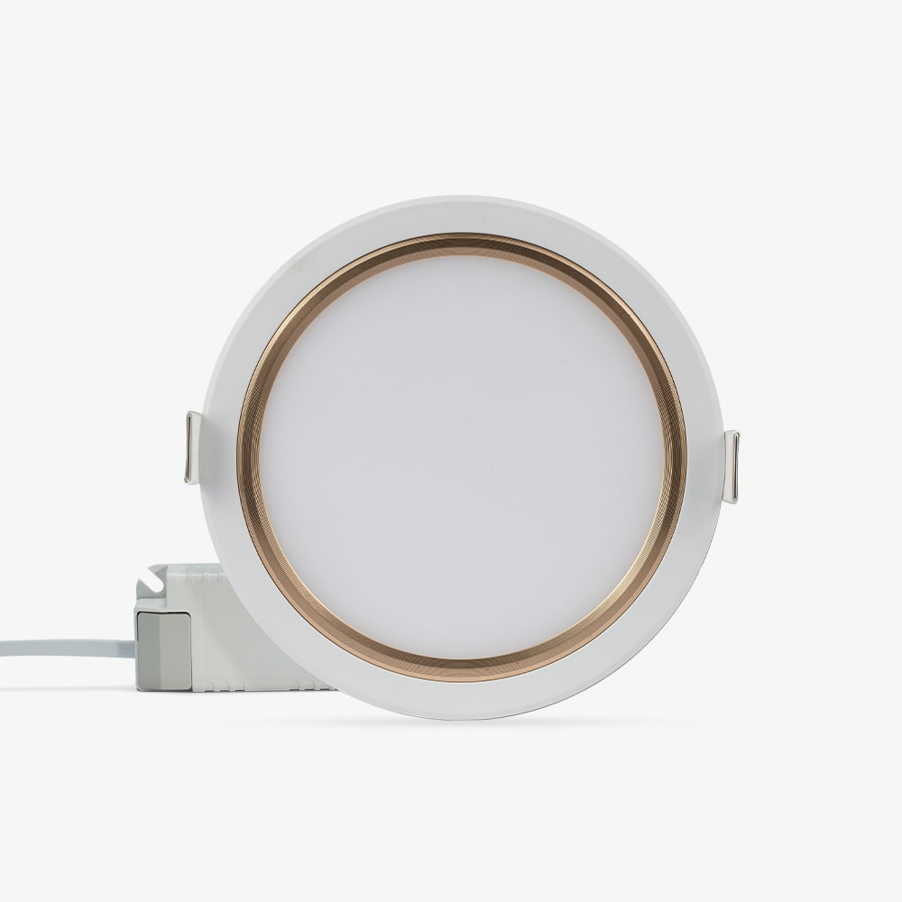 Đèn LED Panel tròn PT05.V2 135/10W 4000K viền vàng thumb 1