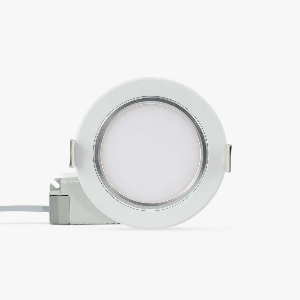 Đèn LED Panel tròn PT05.V2 90/8W 4000K viền bạc thumb 1