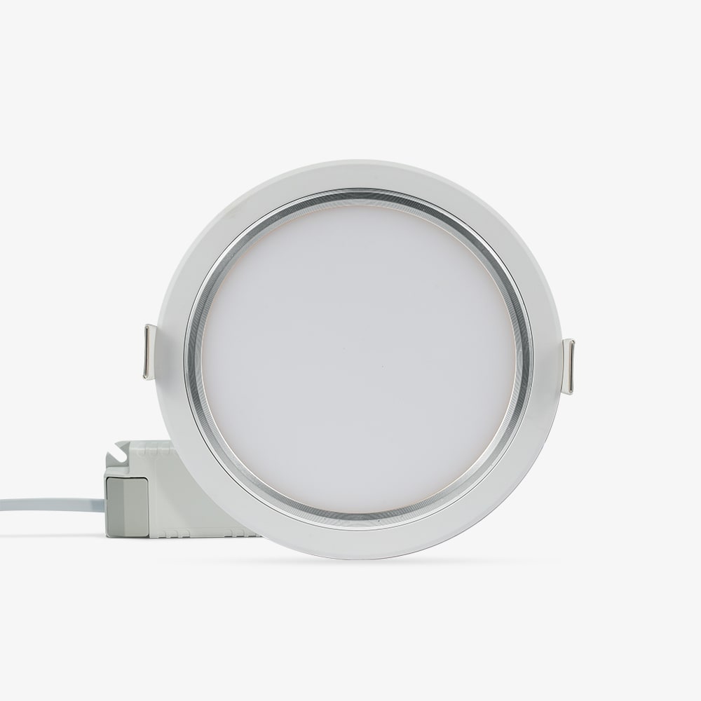Đèn LED Panel tròn đổi màu PT05.V2 135/10W viền bạc thumb 1