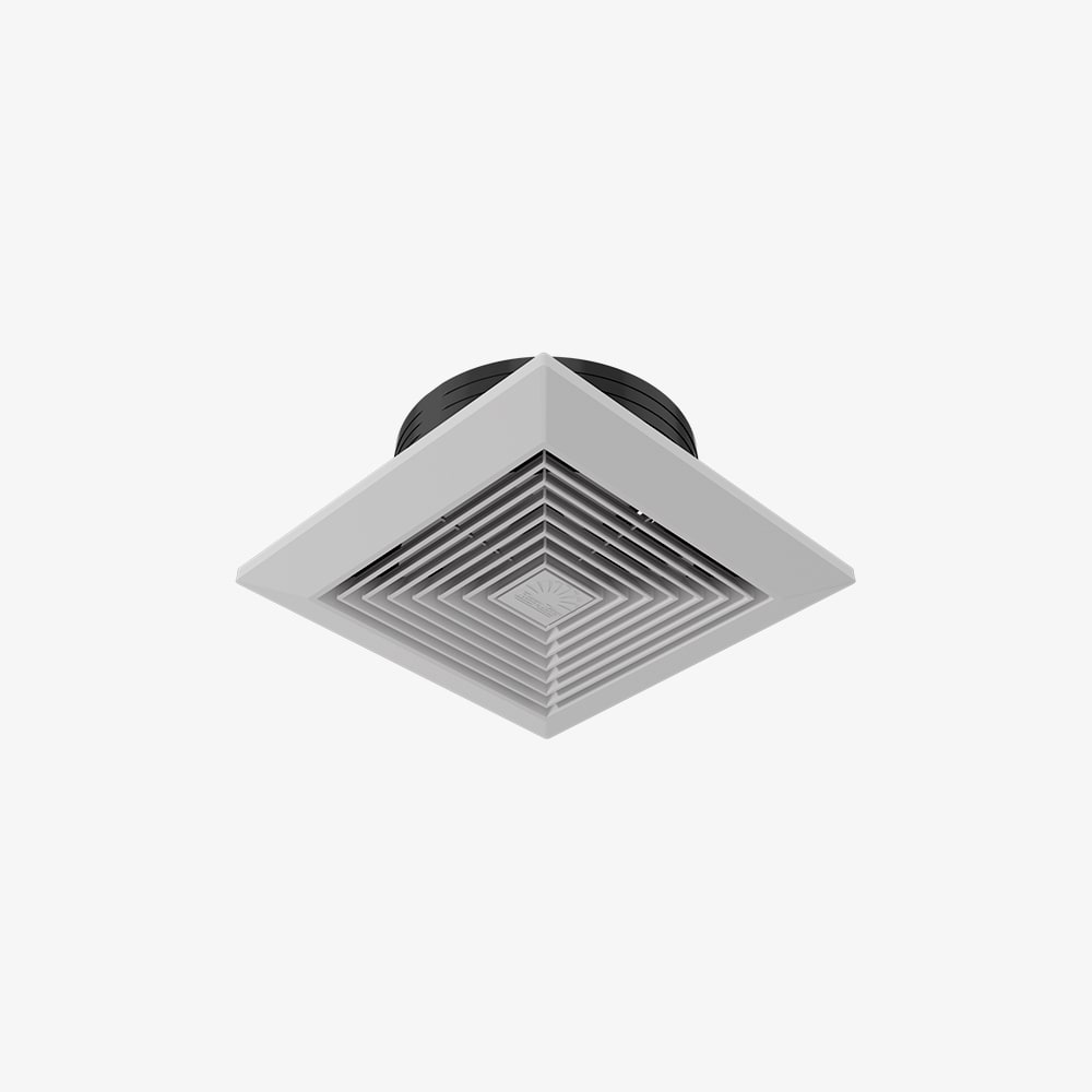 Quạt hút âm trần cổ đứng QHAT01.CĐ 200x200