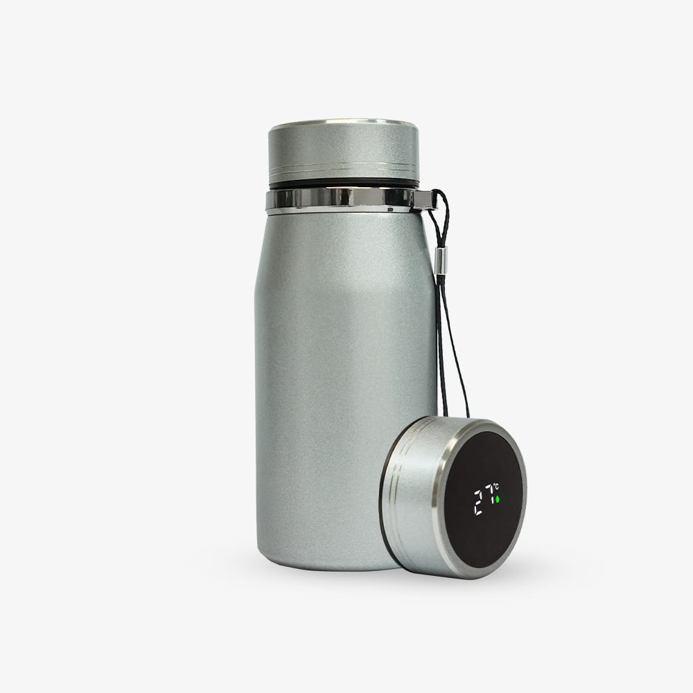 Bình nước giữ nhiệt inox hiển thị nhiệt độ