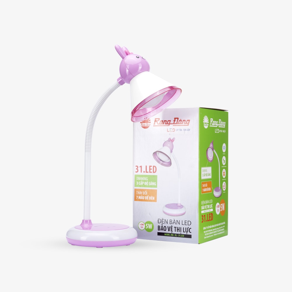 Đèn bàn cảm ứng bảo vệ thị lực RL31 5W đổi màu thumb 2