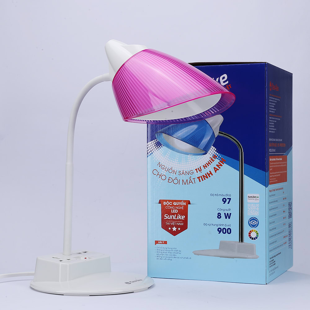 Đèn bàn bảo vệ thị lực RL40 8W tích hợp ổ cắm và ổ cắm USB thumb 2