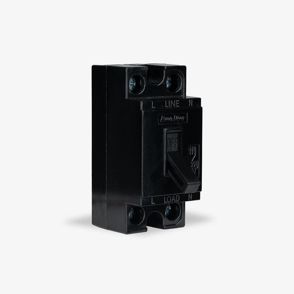 Aptomat gia dụng 2 cực 2P1E 20A thumb 2