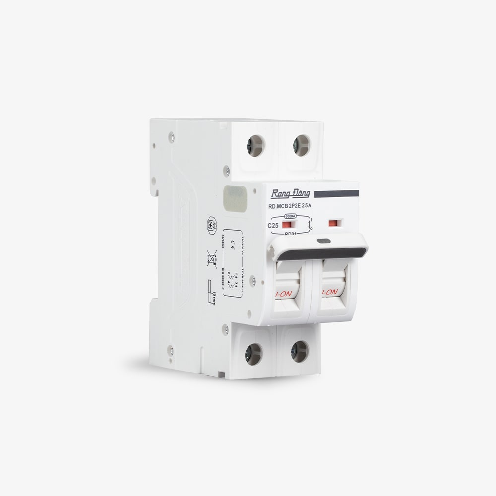 Aptomat ngắn mạch 2 cực 25A thumb 2